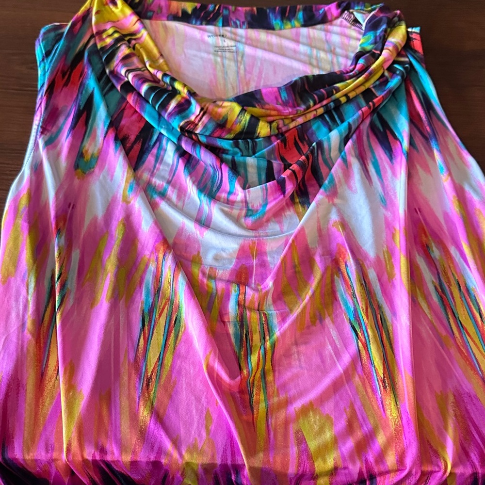 Worthington Multicolor Sleeveless Blouse